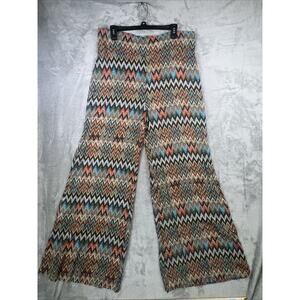 NWT Rancho Estancia Twain Palazzo Pants 2X Boho Southweestern Hippie Retro Flowy